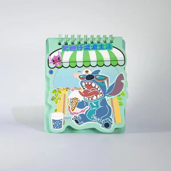 Bloc de Notas con Stickers Stitch Ice Cream