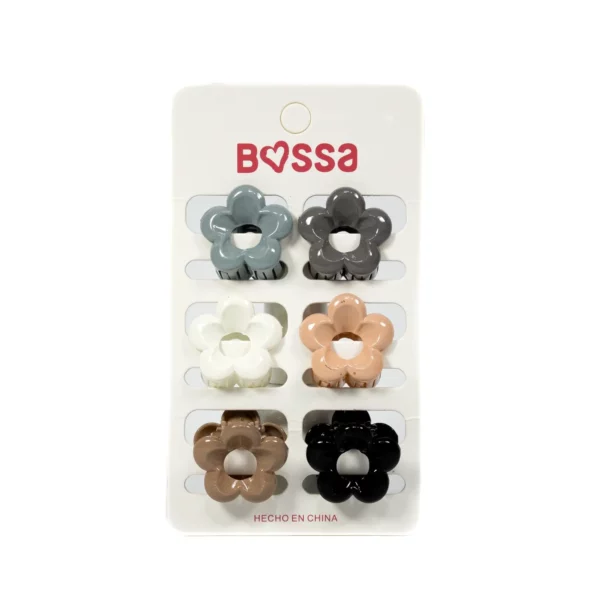 Set de Mini Broches Bossa Flor x6