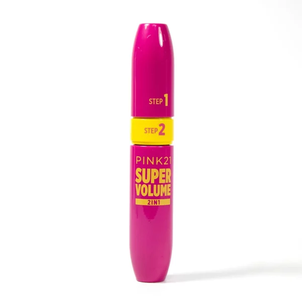 Máscara para Pestañas Pink21 Super Volume 2 en 1